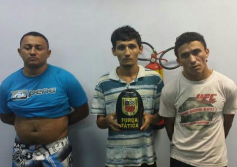 Força Tática prende acusados de tráfico no Alvorada